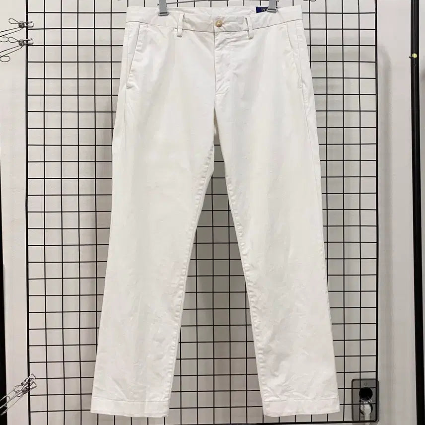 [BUNJANG] Polo Ralph Lauren Stretch Chino Pants White / <32> 폴로 랄프로렌 QR신형 스트레치 치노 팬츠 화이트