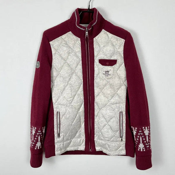 [BUNJANG] Henry Cotton's Golf Down Windproof Knit Jumper Jacket Women's 95 / 헨리코튼 골프 다운 방풍 니트 점퍼 자켓 여95 M 라덴 빈티지