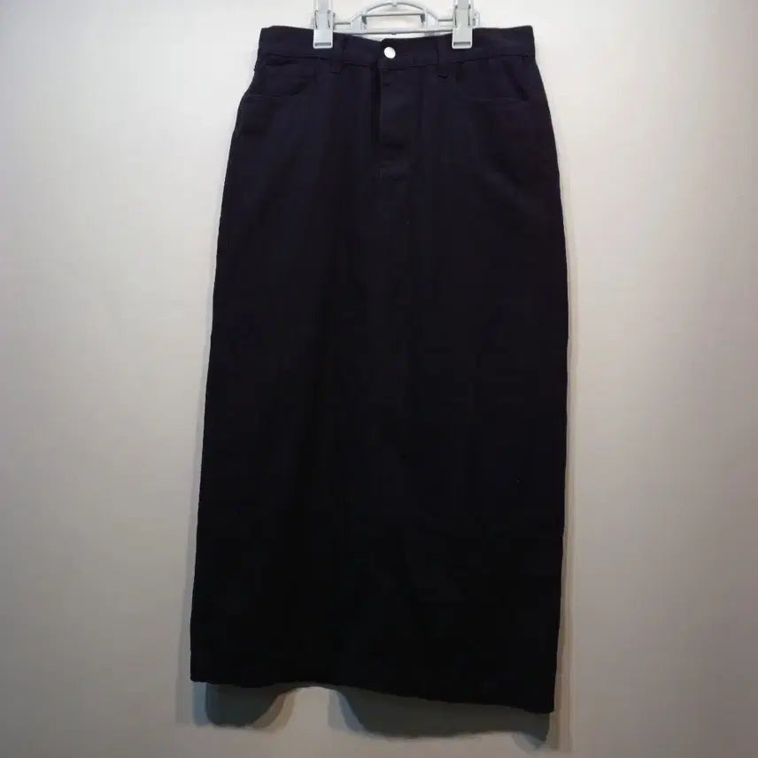 [BUNJANG] Black Denim Long Skirt Size 29 / 불랙대님 롱스커트29사이즈   68028