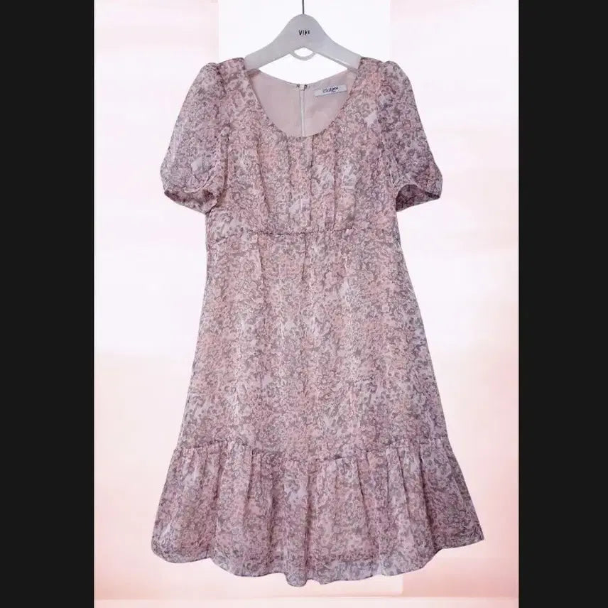 [BUNJANG] ZOOC Lovely Pattern Flare Dress / ZOOC 러블리 패턴 플레어 원피스 S사이즈 쥬크