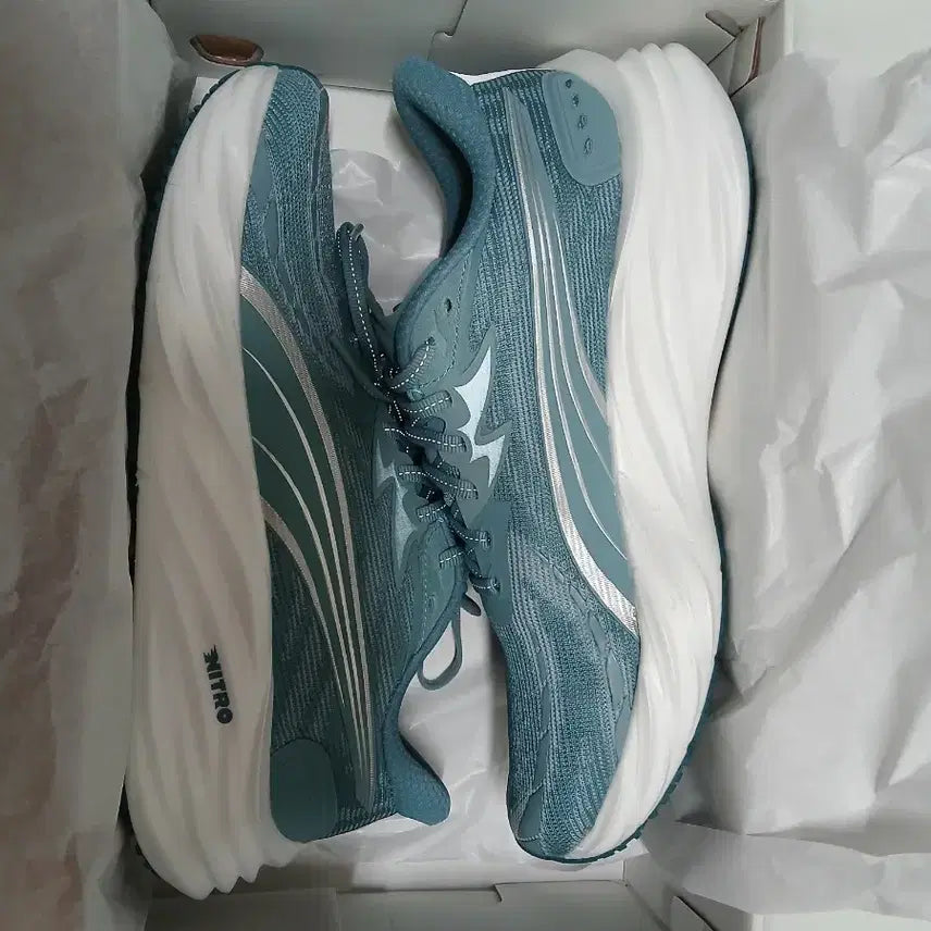 [BUNJANG] Puma Nitro 4 AP Running Shoes - Sky Blue / 푸마 나이트로4 ap 씨블루
