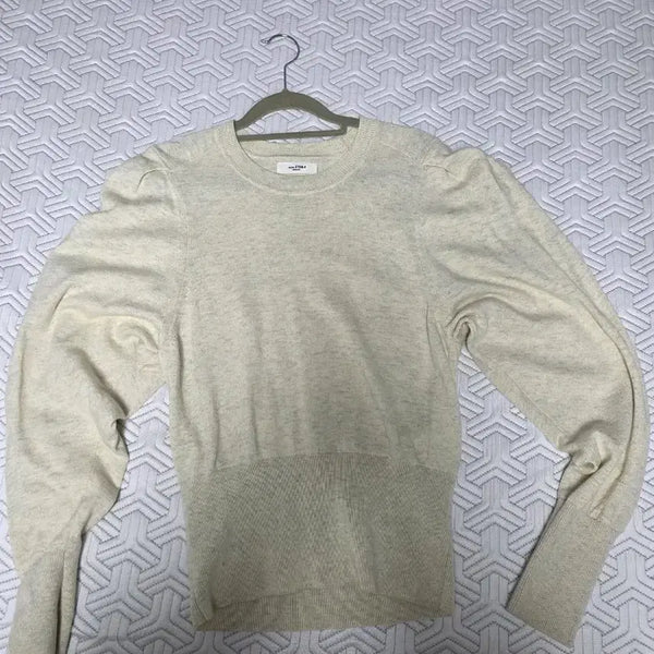 [BUNJANG] Isabel Marant Puff Sleeve Knit Ecru / 이자벨마랑 퍼프 에크루 니트