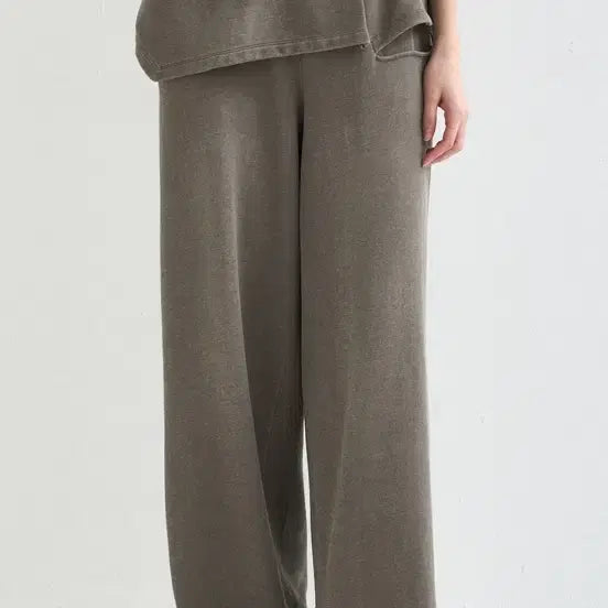 [BUNJANG] System Flap Banding Wide Pants / 한섬 SYSTEM 26 플랩 밴딩 와이드 팬츠새상품