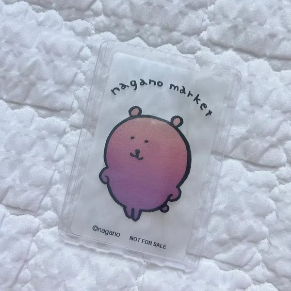 [BUNJANG] Nongdamgom Naganomarket Lenticular Card / 농담곰 나가노마켓 렌티큘러 카드