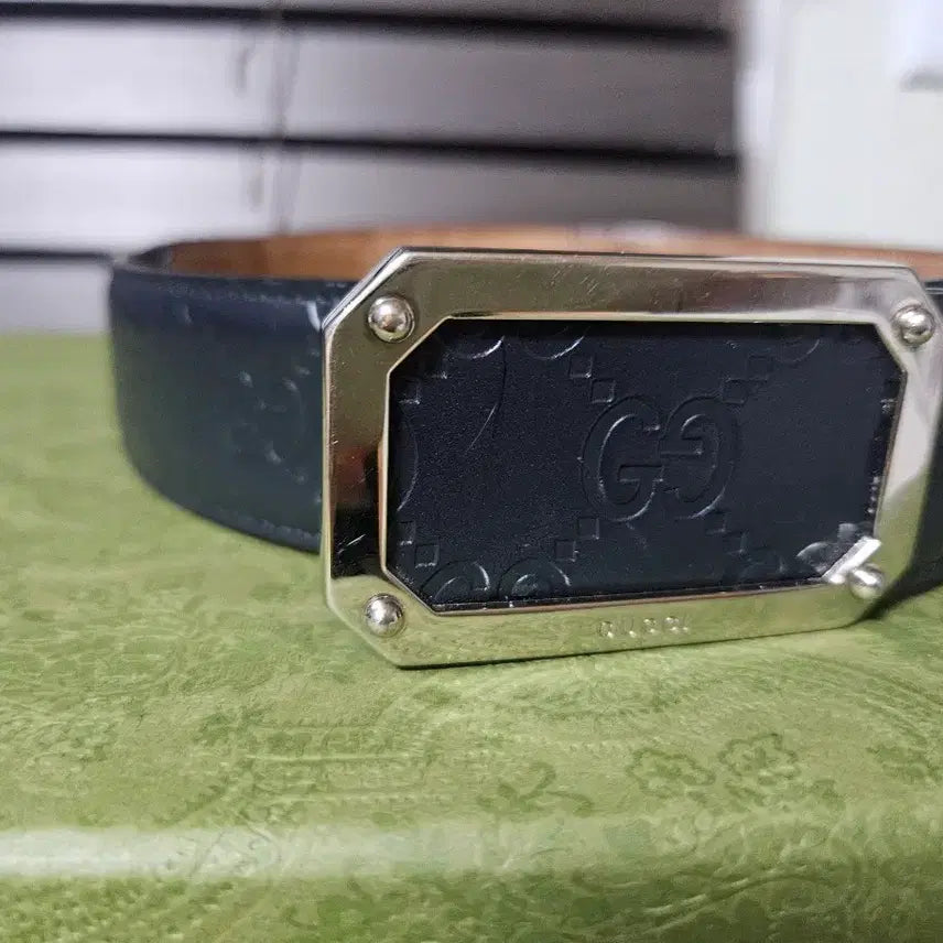 [BUNJANG] Gucci GG Logo Signature Belt / 구찌 정품 GG 로고 시그니처 벨트
