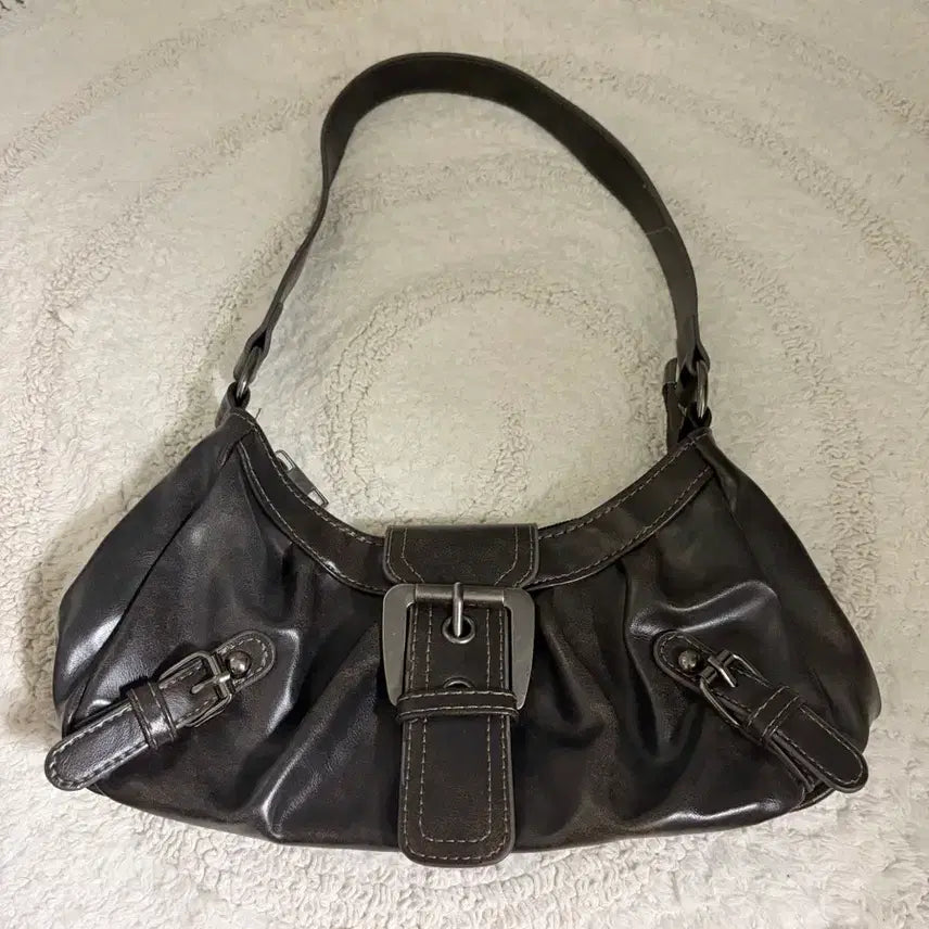 [BUNJANG] Belted Mini Shoulder Bag / 벨티드 미니 숄더백