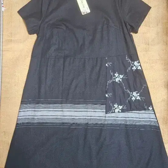 [BUNJANG] Linen Pattern Long Dress / 린넨  패턴 원피스 새제품