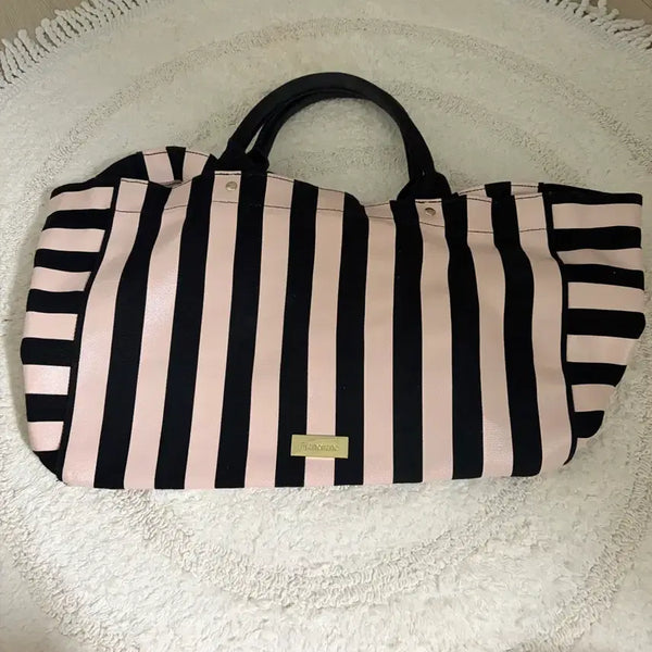 [BUNJANG] Striped Tote Bag / 스트라이프 토트백