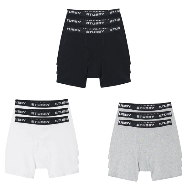 [BUNJANG] Stussy Boxer Briefs 3 Pack / (S-XL/해외) 스투시 박서 브리프 3PACK 3종