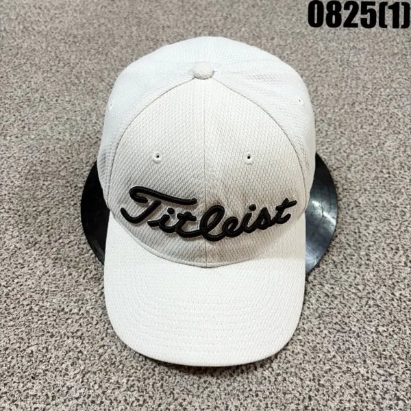 [BUNJANG] Titleist Golf Cap White 0825 / 타이틀리스트 골프 모자 화이트 0825