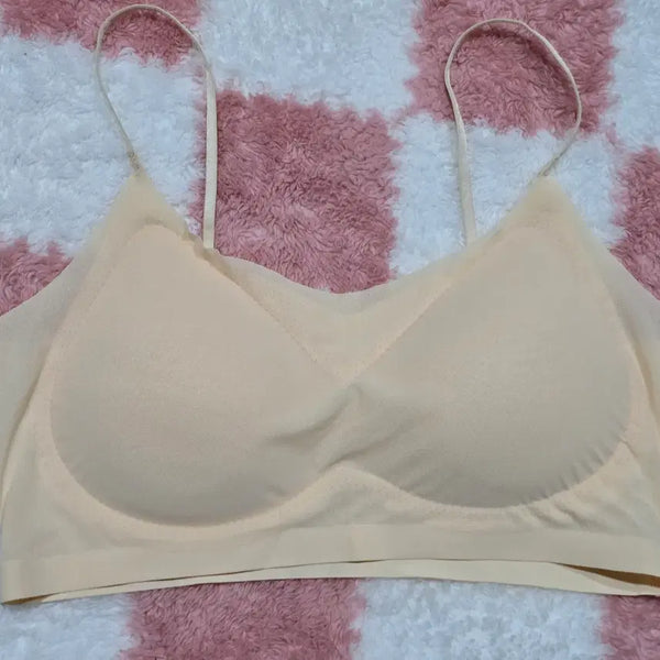 [BUNJANG] Seamless Bralette XL Beige / (중고) 베이지 심리스 브라탑 XL