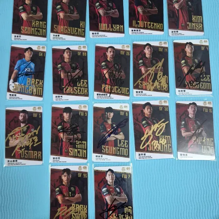 [BUNJANG] FC Seoul Signed Photocard and Card Bundle Set / FC서울 포토카드 및 기타카드 일괄판매합니다