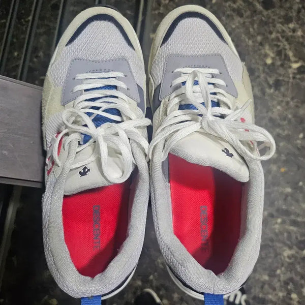 [BUNJANG] Descente Sneakers White/Blue/Red / 데상트 운동화 스니커즈 화이트/블루/레드