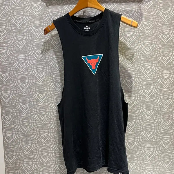 [BUNJANG] Under Armour Project Rock Tank Top / 언더아머 나시 M 프로젝트락 탱크