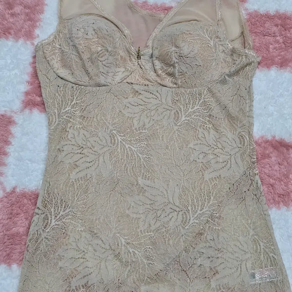 [BUNJANG] Skin-Tone Lace Camisole M / (중고) 스킨색 레이스 브라 나시 M