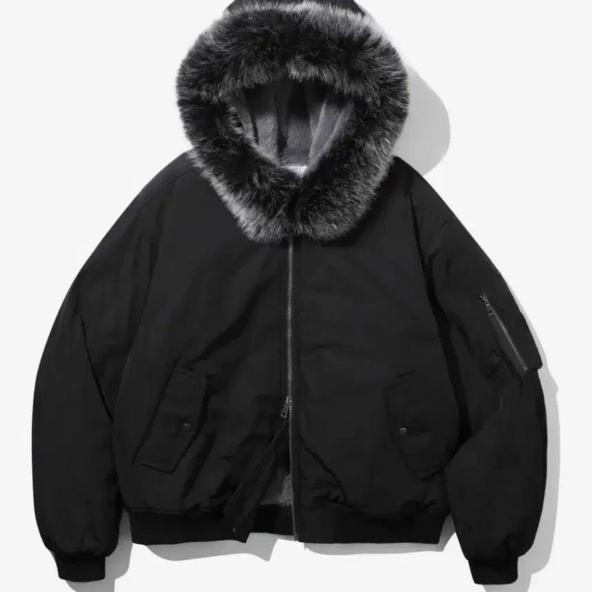 [BUNJANG] Urbanstuff Arctic Hood Bomber Jacket S / 한번착용) 어반스터프 블루종/아크틱 후드 봄버자켓 S