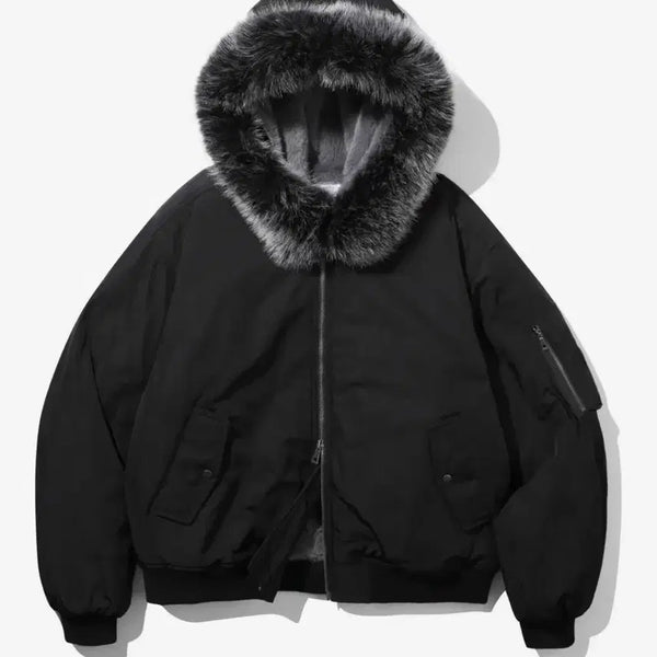 [BUNJANG] Urbanstuff Arctic Hood Bomber Jacket S / 한번착용) 어반스터프 블루종/아크틱 후드 봄버자켓 S