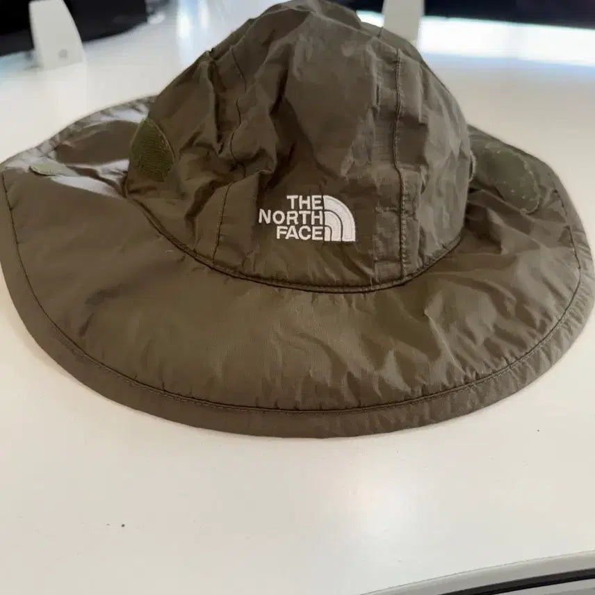[BUNJANG] The North Face Khaki Bucket Hat / 노스페이스 벙거지 모자 카키색