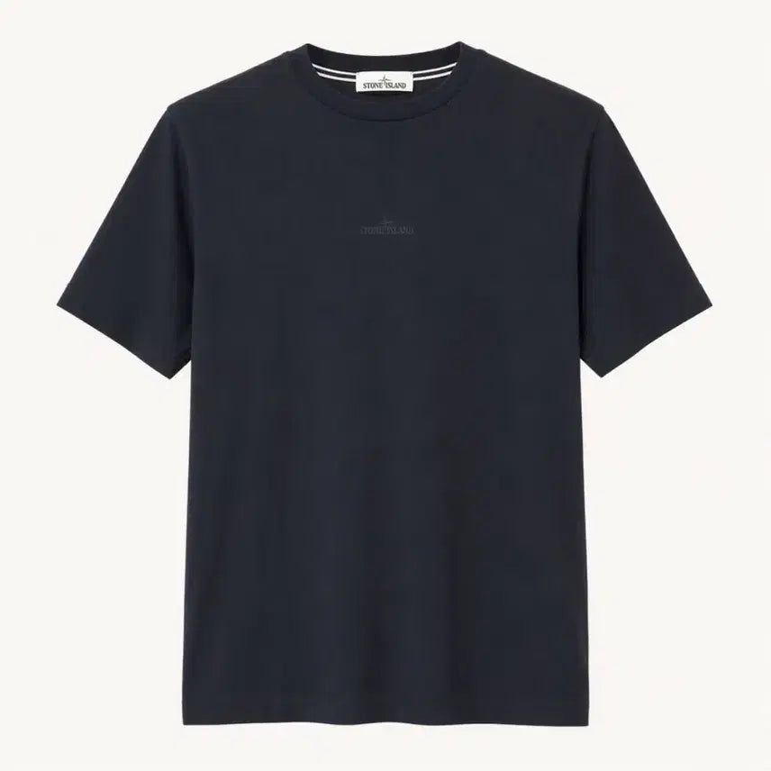 [BUNJANG] Stone Island Small/Back Logo T-Shirt Navy (M) / 스톤아일랜드 스몰/백로고 반팔 네이비 (M)
