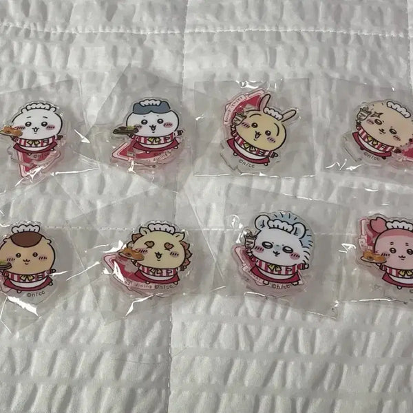 [BUNJANG] Chiikawa Restaurant Acrylic Stand Set (8 Types) / 치이카와 레스토랑 아크릴 스탠드 8종 세트