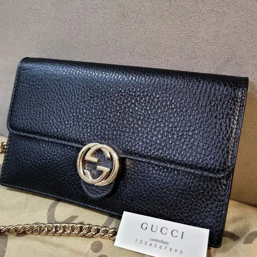 [BUNJANG] Gucci GG Interlocking Chain Crossbody Bag / 정품 구찌 GG 인트로킹 체인 크로스백