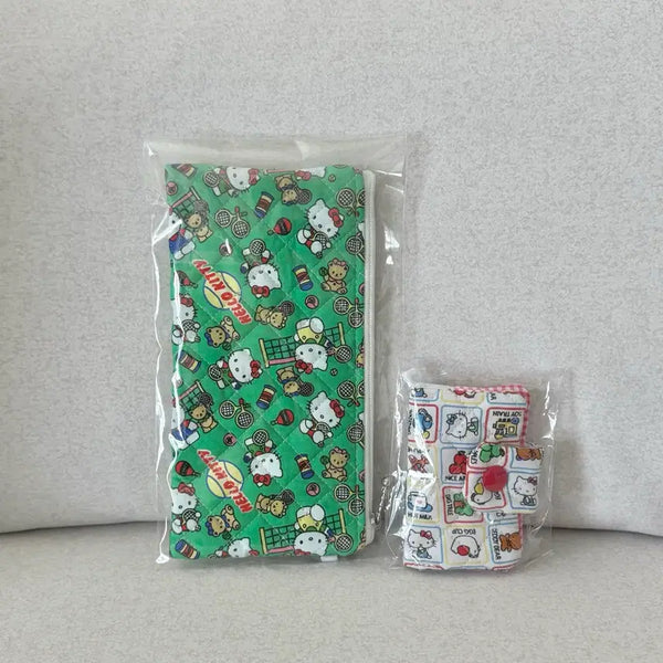 [BUNJANG] Jjaengyi Handmade Kitty Pen Pouch Card Wallet Bundle Set / 일괄) 쟁잉 키티 펜파우치 카드지갑