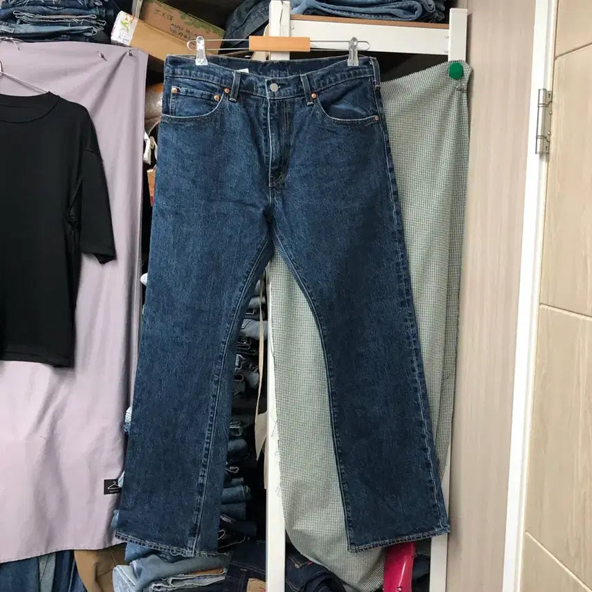 [BUNJANG] Levi's Premium 517 Deep Blue Bootcut Jeans / 리바이스 프리미엄517 딥블루 부츠컷 허리33 둘레85