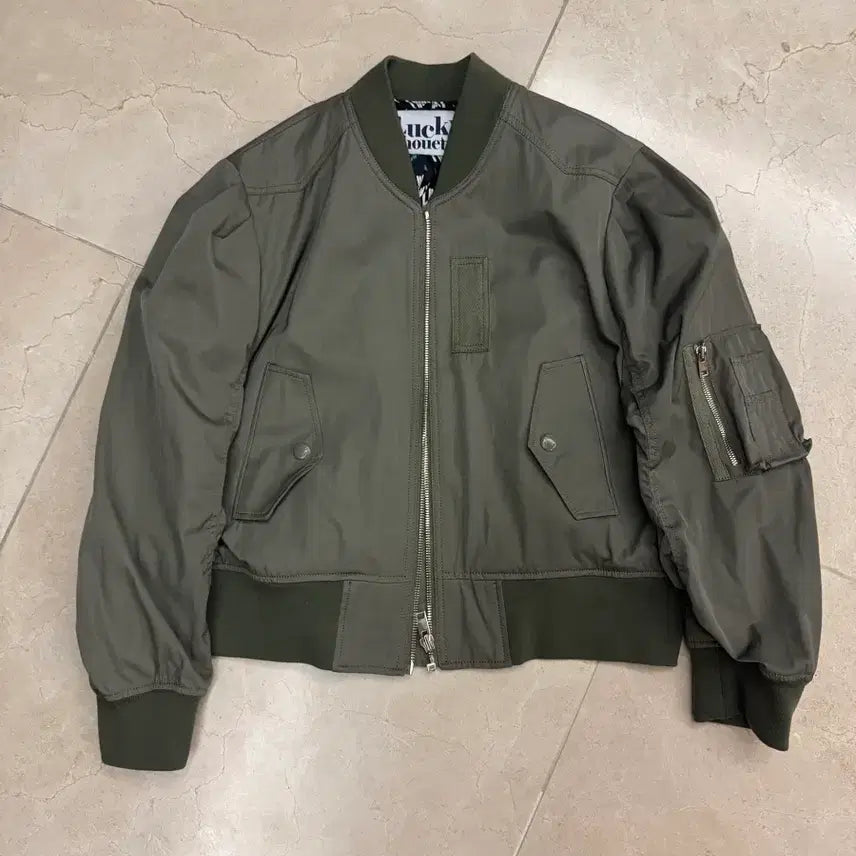 [BUNJANG] Lucky Chouette Bomber Jacket / 럭키슈에뜨 항공점퍼 봄버자켓 38사이즈