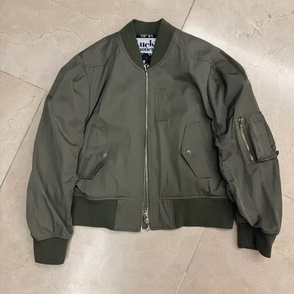 [BUNJANG] Lucky Chouette Bomber Jacket / 럭키슈에뜨 항공점퍼 봄버자켓 38사이즈