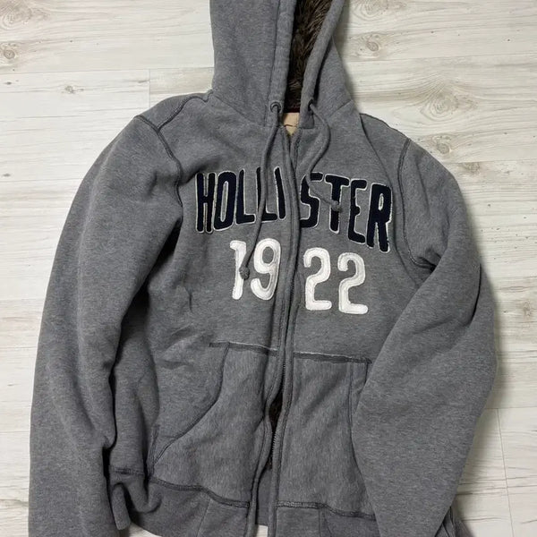 [BUNJANG] Hollister Faux Fur Lined Jacket / 홀리스터 퍼 자켓 L