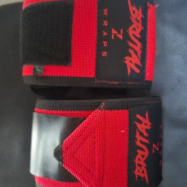 [BUNJANG] Zero To Hero Brutal Wrist Support Red / 제로투 히어로 브루탈 손목보호대 레드