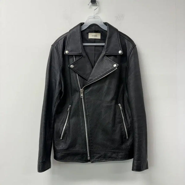 [BUNJANG] INSILENCE Cowhide Leather Rider Jacket / 인사일런스 소가죽 라이더 자켓