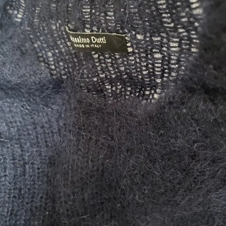 [BUNJANG] Massimo Dutti Mohair Knit Navy (New) / 마시모두띠 모헤어  니트 네이비(새상품)