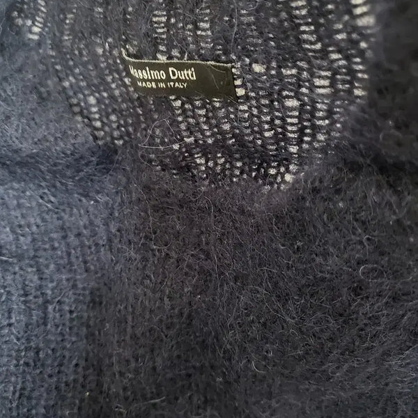 [BUNJANG] Massimo Dutti Mohair Knit Navy (New) / 마시모두띠 모헤어  니트 네이비(새상품)