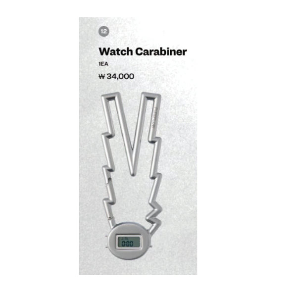 [BUNJANG] LE SSERAFIM Watch Carabiner New / (새상품) 르세라핌 워치 카라비너
