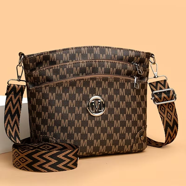 [BUNJANG] Letter Print Crossbody Bag / 레터 프린트 크로스백