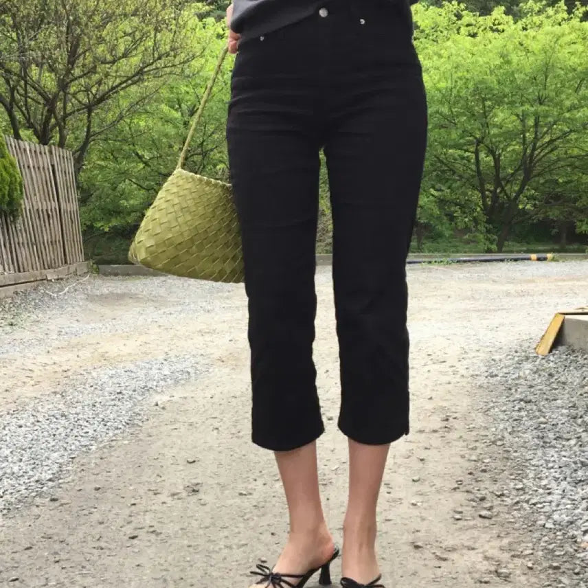 [BUNJANG] Mixbee 7-Minute Capri Pants / 새상품) 믹스비 7부 카프리 팬츠