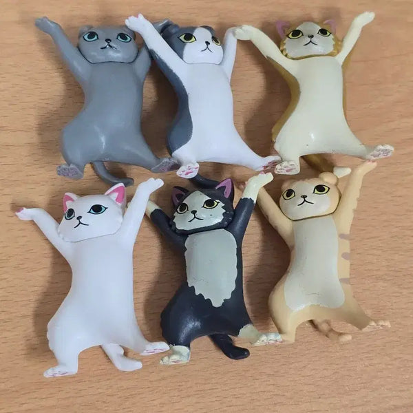[BUNJANG] Cat Pen Holder Set (6 Types) / 고양이 펜 거치대 6종 세트