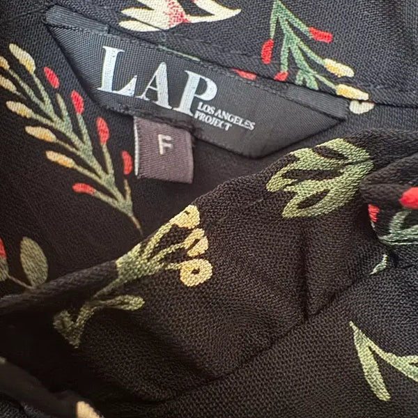 [BUNJANG] LAP Floral Pattern Long Dress / LAP 랩 원피스