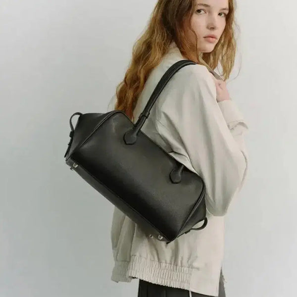 [BUNJANG] Dunst Soft Frame Compact Shoulder Bag Black / 던스트 소프트 프레임 컴팩트 숄더백 블랙