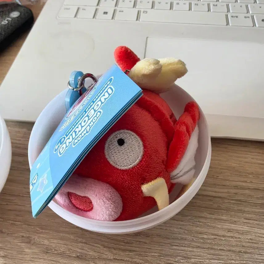 [BUNJANG] Pokemon Magikarp Plush Keychain / 포켓몬스터 잉어킹 봉제인형 키링