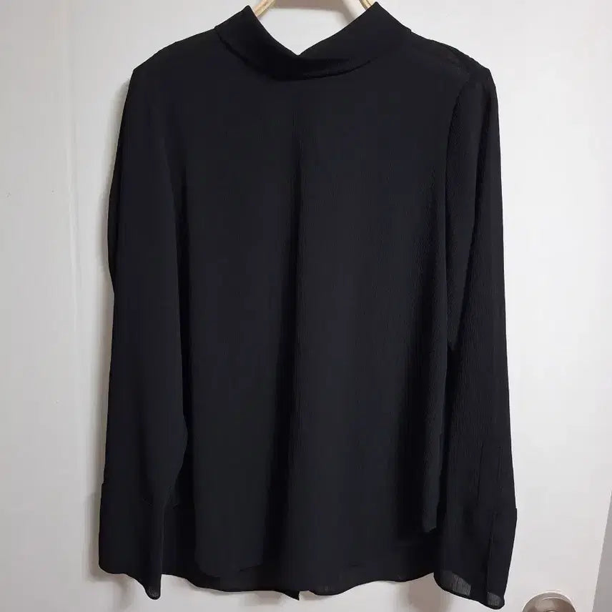 [BUNJANG] She's Smith Black Blouse (Size 55-66) / 쉬스미스블라우스55~66반