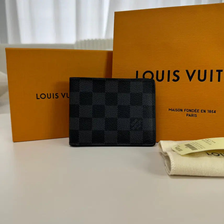 [BUNJANG] Louis Vuitton Slender Wallet Damier Graphite / 루이비통 슬렌더 월릿 다미에 그라파이트