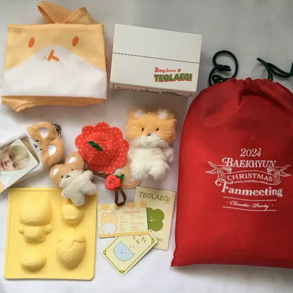 [BUNJANG] Baekhyun Christmas Fanmeeting POB Bundle Set / 백현 터래기 & 크리스마스 팬미팅 특전 일괄 판매