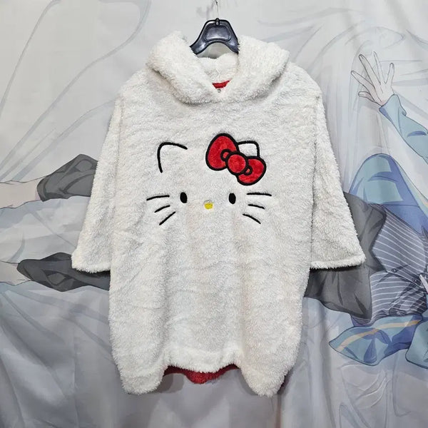 [BUNJANG] Hello Kitty Fleece Hoodie / 헬로키티 후리스 후드