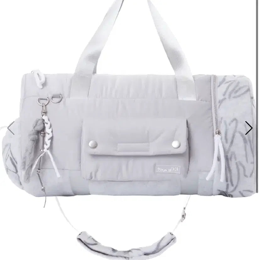 [BUNJANG] PAHISAM Heart Big Bag Light Gray / 파히섬 HEART BIG BAG_LIGHT GRAY