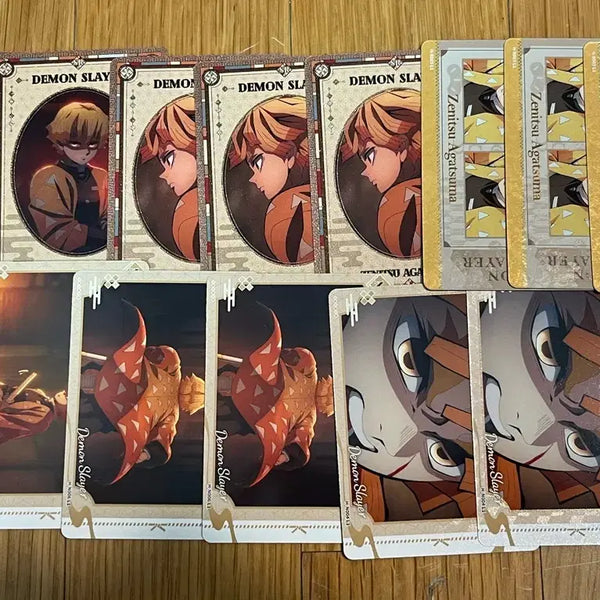 [BUNJANG] Demon Slayer Zenitsu Munansei Paper Card Bundle Set / 귀칼 젠이츠 무한성 지류 카드 일괄