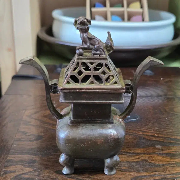 [BUNJANG] Antique Bronze Haetae Censer / 고풍스러운 멋이 느껴지는 동 해태 향로
