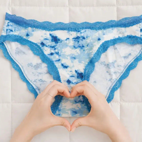 [BUNJANG] Aimer Feel Blue Lace Panties (Medium) / a3(중고) 화사한 블루 레이스 팬티 (에메필)M