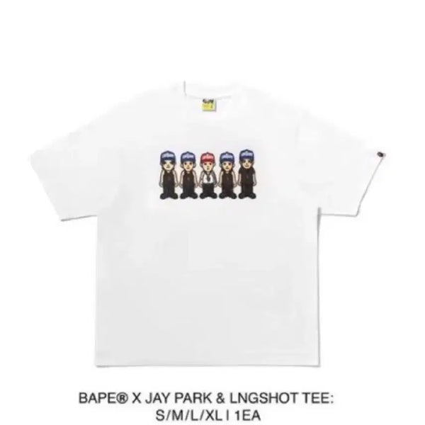 [BUNJANG] Longshot x Bape Collaboration T-Shirt / 롱샷 베이프 콜라보 티셔츠 양도